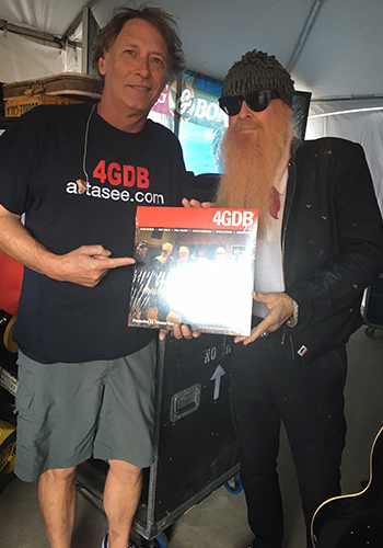 Dan and a fan of 4GDB who knows more than a little about guitar!